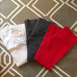 Three pairs Banana Republic Sloan Fit Pants